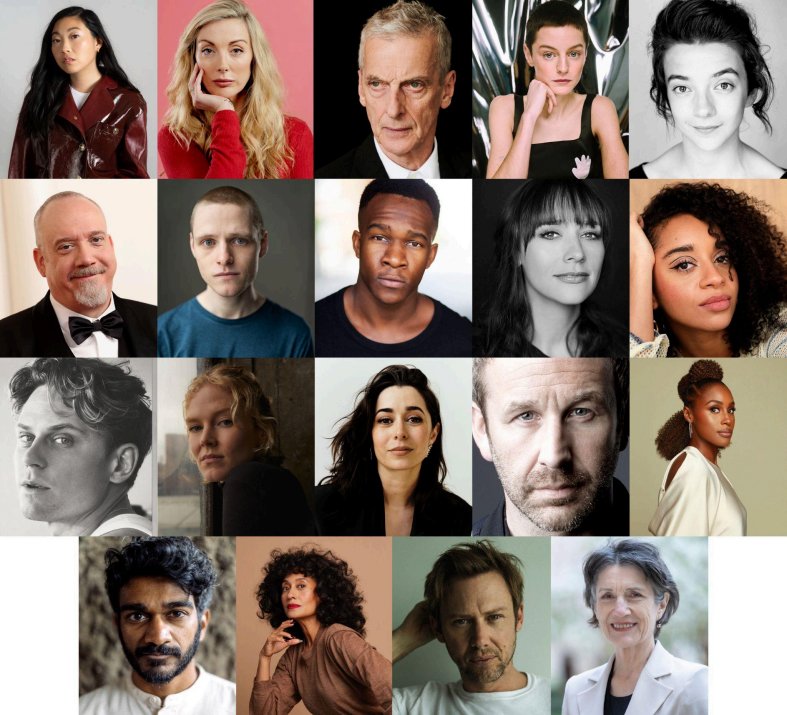 Cast grid for Black Mirror season 7