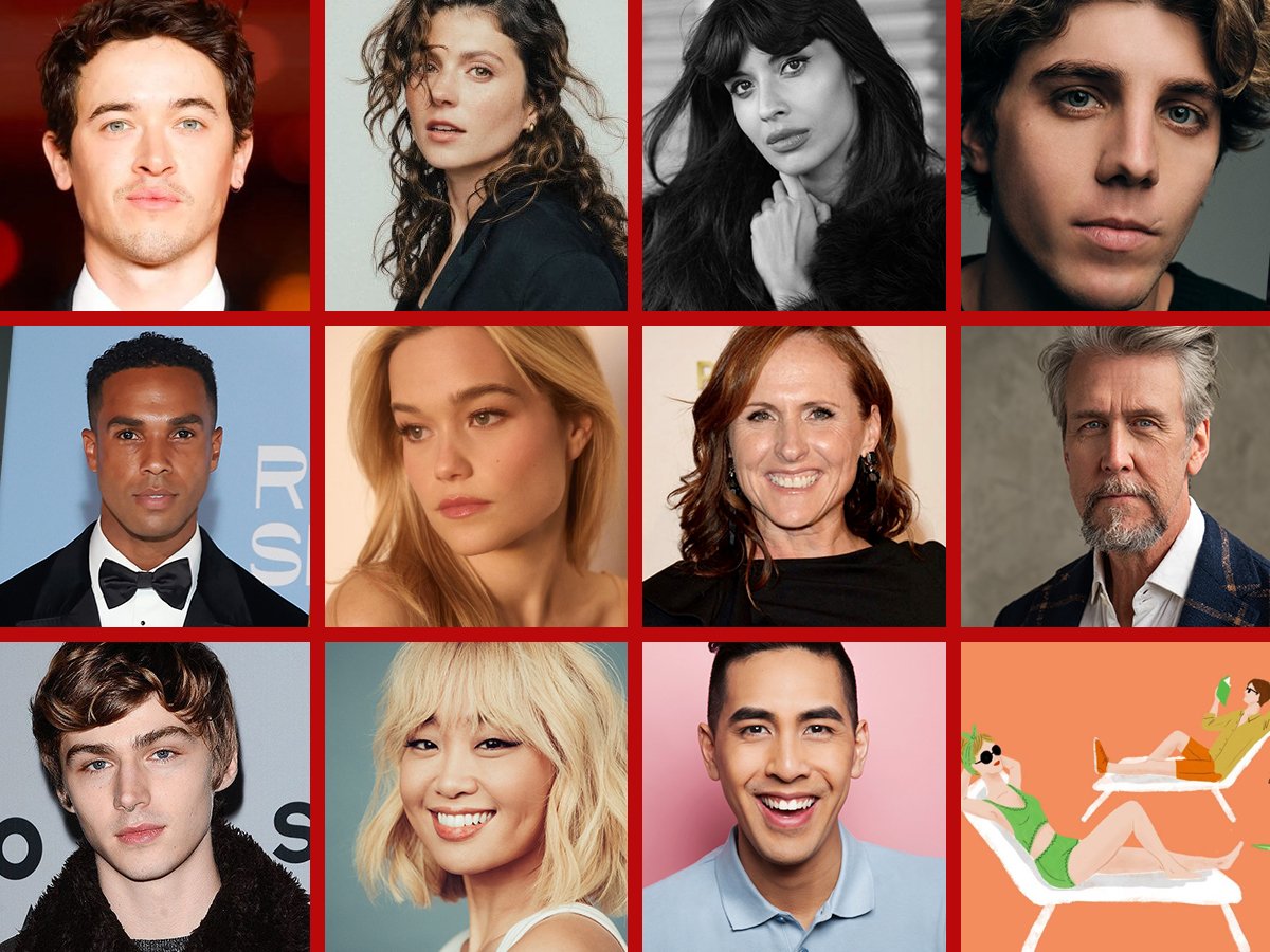 Full Cast Grid for People You Meet on the Holidays Netflix Movie